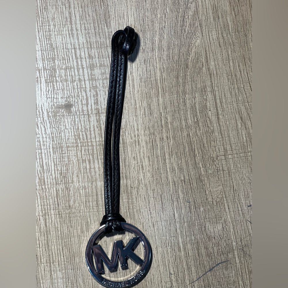 Michael Kors Black and silver bag tag charm - Picture 2 of 7